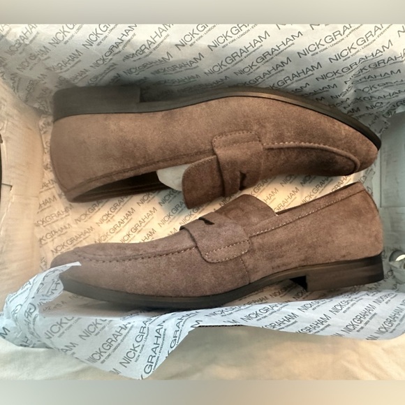 Nick Graham Loafer Altered Dark Gray Size 8 NWT - Picture 1 of 8